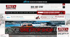 Desktop Screenshot of dalessuperstore.com
